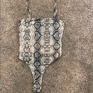 Snakeskin Bodysuit
